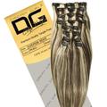 Dream Girl 14 inch Colour 4/613 Clip On Hair Extensions