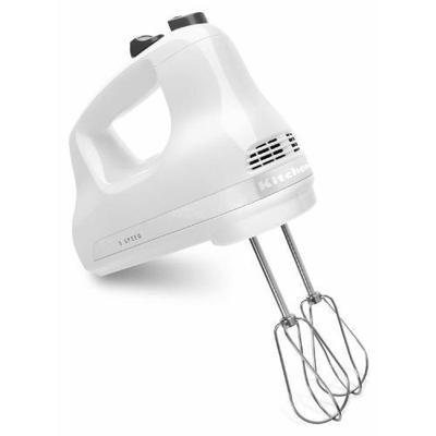 KitchenAid 5 Speed Hand Mixer White (KHM512WH)