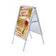 Silver A-Boards A1 frame, A Boards Pavement Signs, 32 mm moulding with Round Corners, Double Sided Poster Display, Double Snap Frames Sign