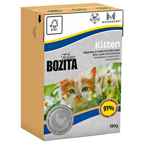 6 x 190g Kitten Bozita Feline Katzenfutter nass