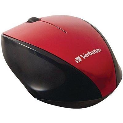 Verbatim Wireless Multi-Trac Blue LED Optical Mouse (Red) 97995