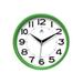 Infinity Instruments Home Essential Resin Case Wall Clock - Green Resin, 9