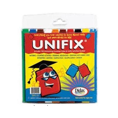 Didax UNIFIX Cubes, 10 Colors, Set of 100