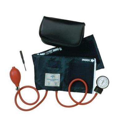 Medline Neoprene Handheld Aneroid Sphygmomanometers - Black, Adult