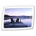 ArtWall 'Mirror Lake, Lake Placid' by Linda Parker Photographic Print on Rolled Canvas in Blue | 14 H x 18 W x 0.1 D in | Wayfair LPar-016-14x18