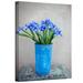 ArtWall Iris Flowers by Elena Ray Graphic Art on Wrapped Canvas in Blue/Gray/Green | 24 H x 16 W x 2 D in | Wayfair ERay-020-24x16-w