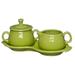 Fiesta Sugar & Creamer Set Porcelain China/Ceramic in Green | 2.5 H in | Wayfair 821332