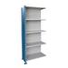 Hallowell H-Post High Capacity Closed Style 5 Shelf Shelving Unit Add-on Wire/Metal in White | 87 H x 36 W x 18 D in | Wayfair AH7520-1807PB