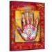 ArtWall 'Good Healing' by Elena Ray Graphic Art on Canvas in Red/Yellow | 24 H x 16 W x 2 D in | Wayfair ERay-013-24x16-w