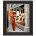 Vault W Artwork The Milliners, 1912 by Raffaello Sanzio Framed Painting Print Canvas in Gray/Orange/Red | 35.25 H x 29.75 W x 1 D in | Wayfair