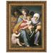 Vault W Artwork The Virgin & Child w/ St. Elizabeth & St. John the Baptist by Francesco d'Ubertino Verdi (Bachiacca) Framed Painting Print Canvas | Wayfair