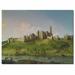 Trademark Fine Art "Alnwick Castle" by Canaletto Painting Print on Wrapped Canvas in Blue/Green | 18 H x 24 W x 2 D in | Wayfair BL0068-C1824GG