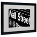 Trademark Fine Art "Wall Street Next" by Yale Gurney Framed Photographic Print Canvas in Black/Green/White | 16 H x 20 W x 0.5 D in | Wayfair