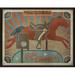 The Artwork Factory Coin Operated Horse Framed Vintage Advertisement Paper, Metal in Red | 23.75 H x 29.75 W x 1.13 D in | Wayfair 19204 EB