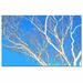 Trademark Fine Art 'Spring Tree' by Kathie McCurdy Painting Print on Canvas in Blue | 30 H x 47 W x 2 D in | Wayfair KM0111-C3047GG