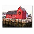 Trademark Fine Art 'Boston 5' by CATeyes Framed Photographic Print on Wrapped Canvas in Brown/Red | 16 H x 24 W x 2 D in | Wayfair MZ0221-C1624GG