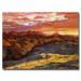 Trademark Fine Art "California Dreaming" by David Lloyd Glover Painting Print on Canvas in Orange | 18 H x 24 W x 2 D in | Wayfair DLG0041-C1824GG