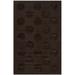 Black/Brown 66 x 0.5 in Area Rug - Martha Stewart Rugs Martha Stewart Classics Hand-Knotted /Silk Onyx/Brown Area Rug Silk/ | Wayfair MSR5634A-6