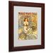 Trademark Fine Art "Monaco-Monte Carlo" by Alphonse Mucha Framed Painting Print Canvas, Wood in Red/Yellow | 14 H x 11 W x 0.5 D in | Wayfair