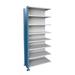 Hallowell H-Post High Capacity Closed Style 7 Shelf Shelving Unit Add-on Wire/Metal in White | 123 H x 36 W x 24 D in | Wayfair AH5523-2410PB