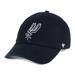 "Men's San Antonio Spurs '47 Black Clean-Up Adjustable Hat"