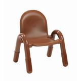 Angeles BaseLine 9" Plastic Classroom Chair Plastic in Red/Brown | 19 H x 16.25 W x 14.5 D in | Wayfair AB7909NW