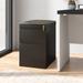 CommClad 2-Drawer Vertical Filing Cabinet Metal/Steel in Black | 23.75 H x 15 W x 19.88 D in | Wayfair GZA1020 18208939