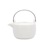 Red Vanilla Everytime 1-qt. Teapot Server Porcelain China/Ceramic in White | 7 H x 7 W x 5.5 D in | Wayfair ET1925