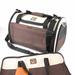 One For Pets "The Dome" Folding Pet Carrier Polyester in Brown | 8.5 H x 9 W x 14 D in | Wayfair 2101-Cream/Brown-S