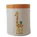 The Little Acorn Funny Friends Giraffe Toy Storage Bin Fabric in Brown/White | 15 H x 8.5 W x 8.5 D in | Wayfair F13S02