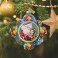 G Debrekht Treasured Memories Sharing Secrets Ornament Derevo Collection Plastic in Blue/Brown/Red | 3 H x 3.5 W x 1.5 D in | Wayfair 6102543