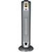 Sunpentown 1500 Watt Tower Ceramic Space Heater With Ambient LCD Display SH1960B - Silver