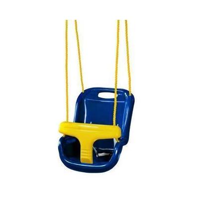 Gorilla Playsets Blue Infant Swing with High Back