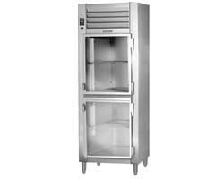 Traulsen 21.9 Cu. Ft. One Section Narrow Glass Half Door Reach In Refrigerator (RHT132NUTHHG)