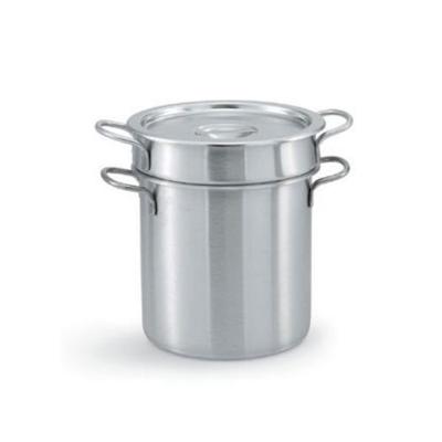 Vollrath Double Boiler, 11 qt, Stainless, Loop Handles, 11-7/8 in Diameter