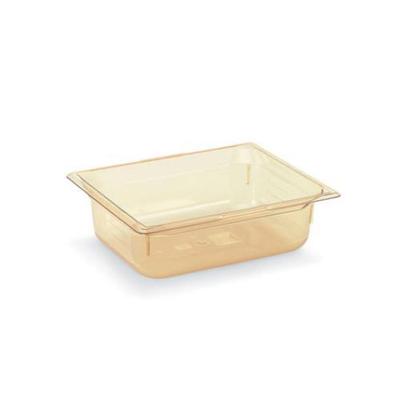 Vollrath Super Pan III, Half Size Pan, 4 in Deep, High Temp Amber Plastic, NSF