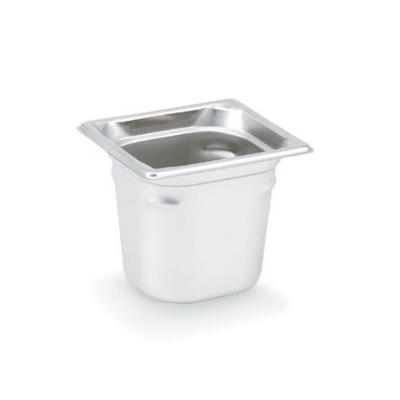 Vollrath Super Pan III, Sixth Size Pan, 8 in Deep, Stainless, NSF