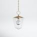 Joss & Main Massey 1- Light Single Urn Pendant Glass in Yellow | 18.25 H x 11.75 W x 11.75 D in | Wayfair 8312-AGB