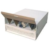 Advanced Organizing Systems Modular Stackable Roll Filing Box in White | 6.5 H x 29 W x 27 D in | Wayfair TrussFile-25