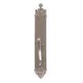 BRASS Accents Gothic Pull Plate w/ S-Grip Pull in Gray | 23.75 H x 3.38 W x 2.75 D in | Wayfair A04-P5641-619