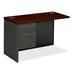 HON 38000 Series 29.5" H x 48" W Left Desk Return in Gray | 29.5 H x 48 W x 24 D in | Wayfair H38216L.N.S