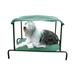 Kittywalk Systems Elevated Breezy Bed™ Outdoor Dog Bed Cot Synthetic Material in Green | 28 H x 25 W x 25 D in | Wayfair PWBB100