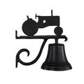 Montague Metal Products Inc. Cast Tractor Bell Metal in Black | 14.25 H x 12.5 W x 7.75 D in | Wayfair CB-1-50-SB