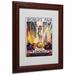 Trademark Fine Art "World's Fair Chicago" by Glen Sheffer Vintage Advertisement Canvas in Green/Indigo | 14 H x 11 W x 0.5 D in | Wayfair