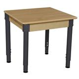 Wood Designs Adjustable Height Square Activity Table Wood in Brown | 30 H x 24 W in | Wayfair 824A1826