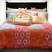 Pointehaven Clarissa Reversible Comforter Set Cotton in Red/Orange | Full | Wayfair Clarissa-Fu-8pc-set