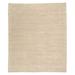 White 36 x 0.38 in Area Rug - Tufenkian Striped Hand-Knotted Wool Beige/Neutral Indoor/Outdoor Area Rug Wool | 36 W x 0.38 D in | Wayfair