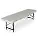 McCourt Manufacturing Commercialite Rectangular Folding Table Plastic/Resin/Metal in White | 30 H x 96 W x 18 D in | Wayfair 77835