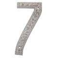 Vicenza Designs 5 in. San Michele House Number Metal in Gray | 4.75 H x 1.5 W x 0.38 D in | Wayfair NU01-SN