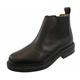 Smart Leather Mens Chelsea Dealers Boots, Black, 8 UK